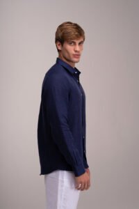 Linho Azul Marinho - Imagem 2