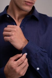 Linho Azul Marinho - Imagem 4